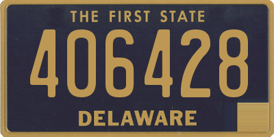 DE license plate 406428