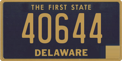 DE license plate 40644