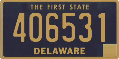 DE license plate 406531