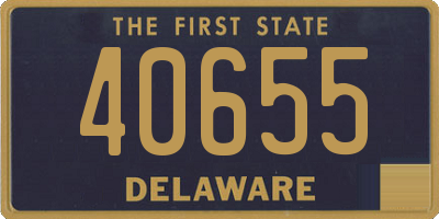 DE license plate 40655