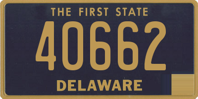 DE license plate 40662