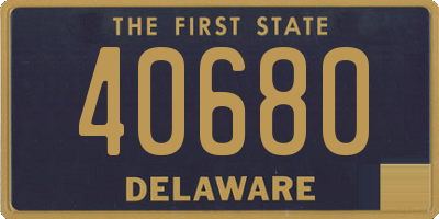 DE license plate 40680