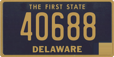 DE license plate 40688