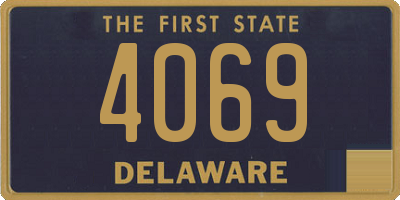 DE license plate 4069