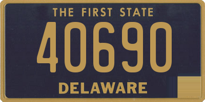 DE license plate 40690