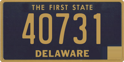 DE license plate 40731