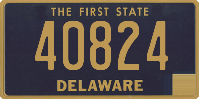 DE license plate 40824