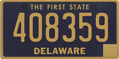 DE license plate 408359