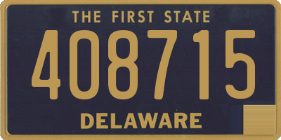 DE license plate 408715
