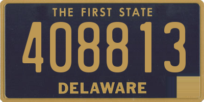 DE license plate 408813