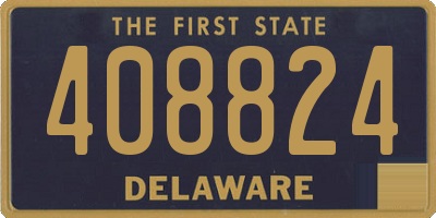 DE license plate 408824