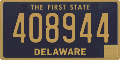 DE license plate 408944