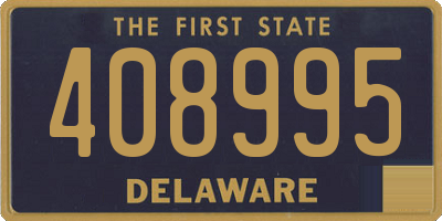 DE license plate 408995
