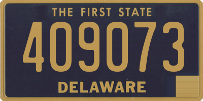 DE license plate 409073