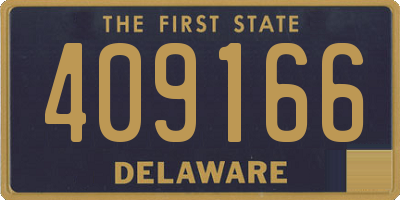 DE license plate 409166