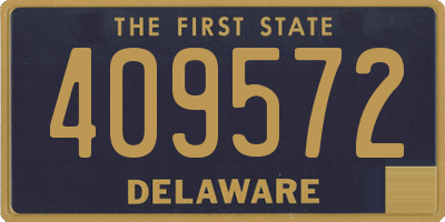 DE license plate 409572