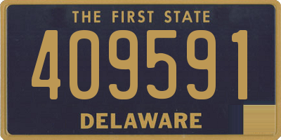 DE license plate 409591