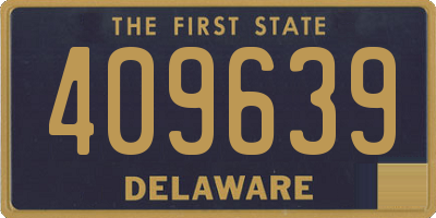 DE license plate 409639