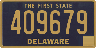 DE license plate 409679