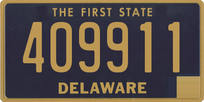 DE license plate 409911