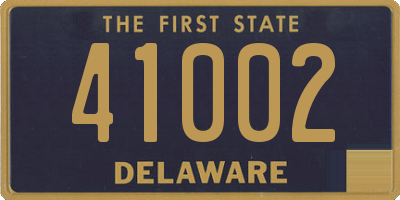 DE license plate 41002