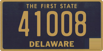 DE license plate 41008