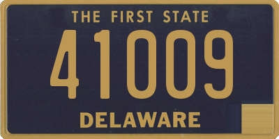 DE license plate 41009