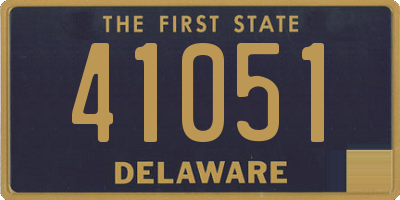 DE license plate 41051