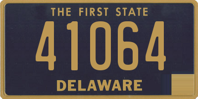 DE license plate 41064