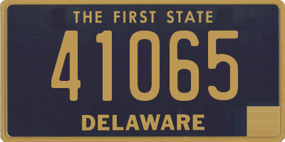 DE license plate 41065