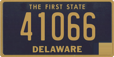 DE license plate 41066