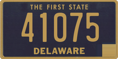 DE license plate 41075