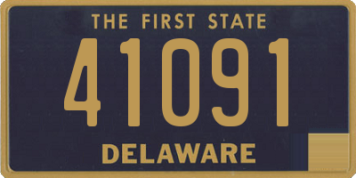 DE license plate 41091