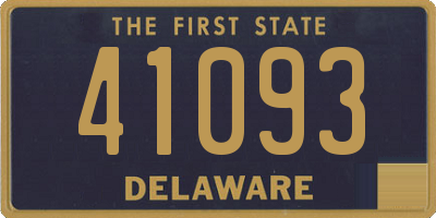 DE license plate 41093