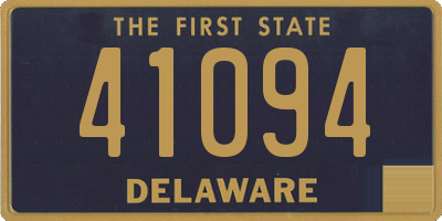 DE license plate 41094