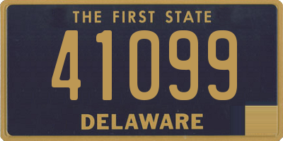 DE license plate 41099