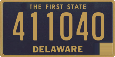 DE license plate 411040