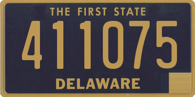 DE license plate 411075