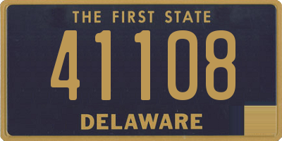 DE license plate 41108