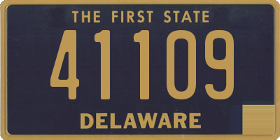 DE license plate 41109