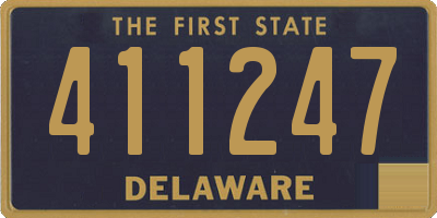 DE license plate 411247