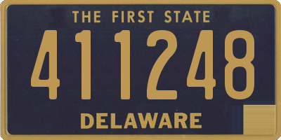 DE license plate 411248