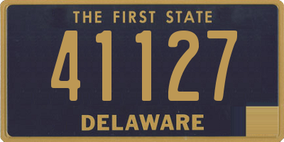 DE license plate 41127