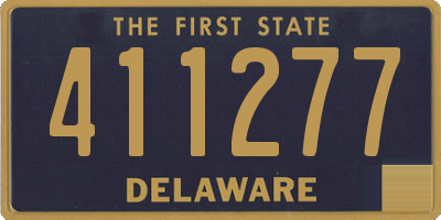 DE license plate 411277