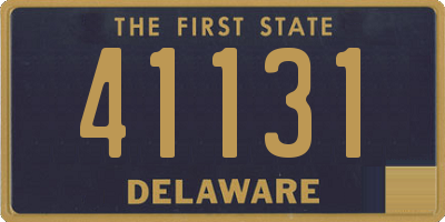 DE license plate 41131