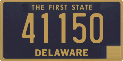 DE license plate 41150