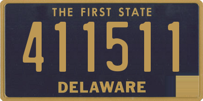 DE license plate 411511