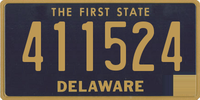 DE license plate 411524