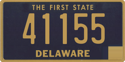 DE license plate 41155