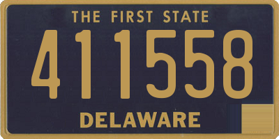 DE license plate 411558